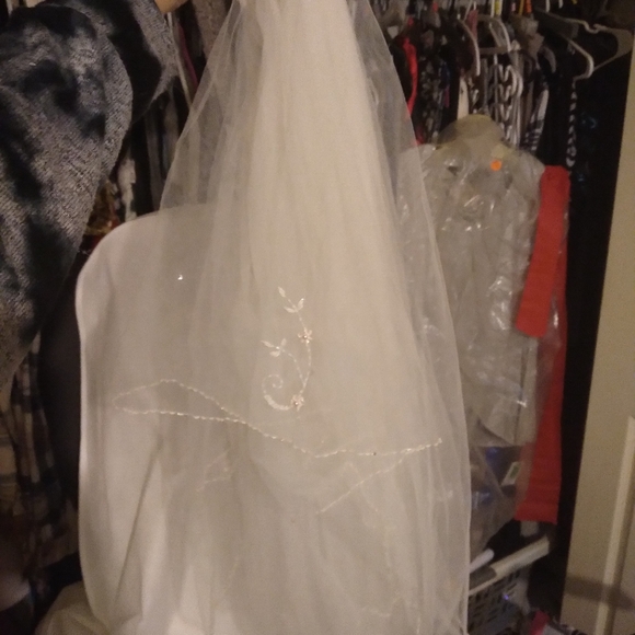 Mermaid Wedding Dress with Veil